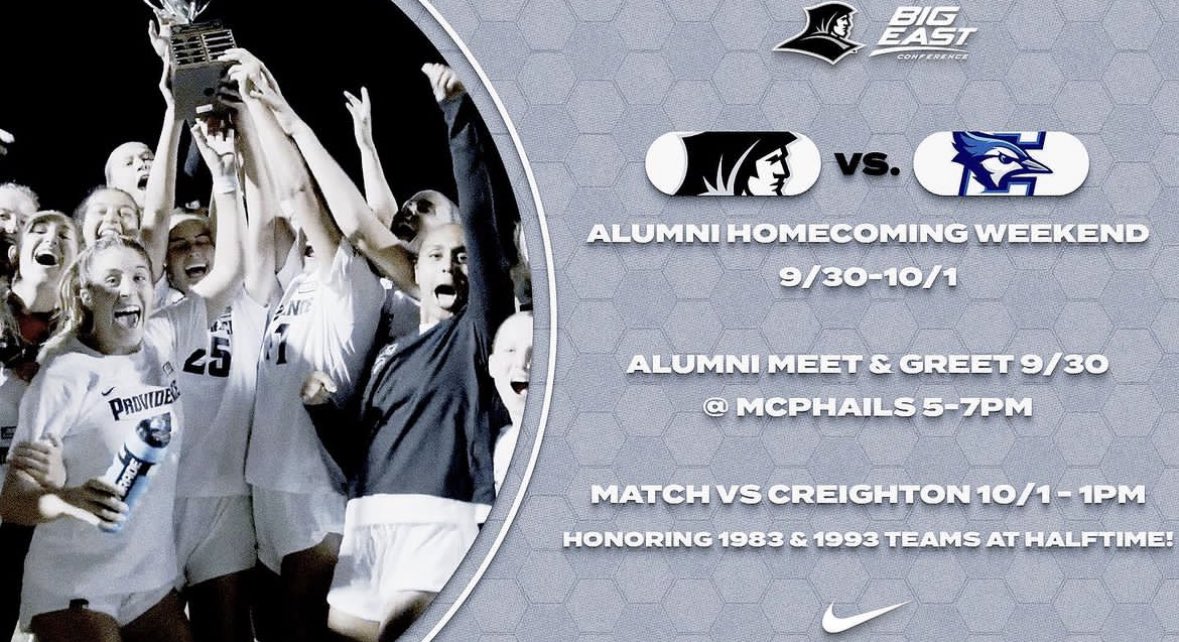 Coach_PatrickB's tweet photo. Ready to start October off strong💪🏼

📢 Calling all Rhode Island soccer supporters‼️. Come out to support @PC_WomensSoccer in @BIGEAST play taking on Creighton for our Alumni Homecoming weekend. ⚽️

#PACKtheCHAP https://t.co/cSwvCg72cE