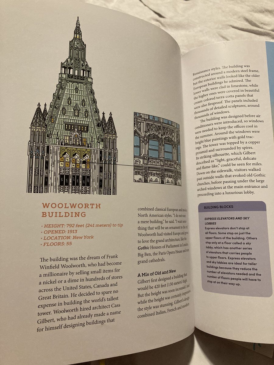 Excellent! Written for #middlegrade+ but I learned so much! #whyhumansbuildup by #gregorcraigie & #illustrated by #kathleenfu #learnsomethingnew #buildings #skyscrapers #towers #ireadcanadian #ireadmg