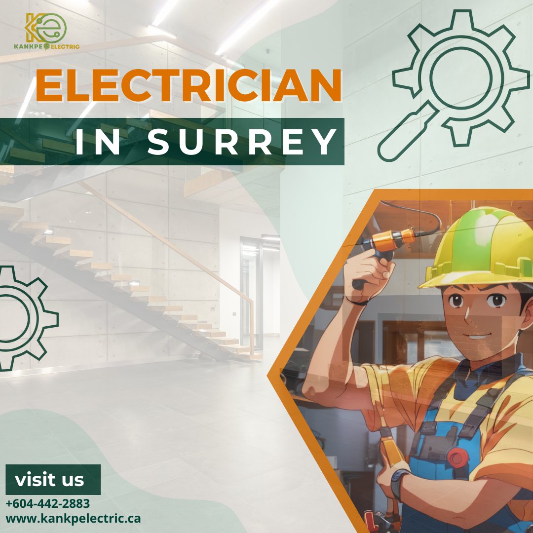 🔌⚡ Welcome to Kankpe Electric! Your trusted electrician in Surrey! ⚡🔌

Looking for reliable electrical services in Surrey? Look no further! 🏡🏢

Connect With Us

🌐 Visit our website: [zurl.co/byib]

⚡👷♂️🏡 #KankpeElectric #SurreyElectrician #SafetyFirst 🔌⚡