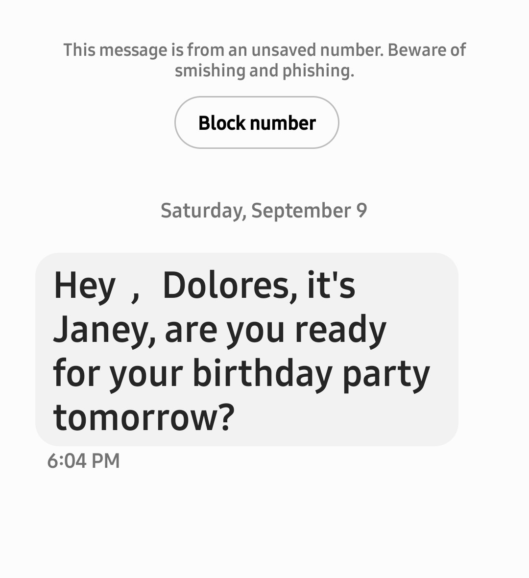 JohnnyMcJames's tweet photo. @Vuko__ I got this one a few weeks ago 🤣 
Definitely phishing https://t.co/oNQQmk3M23