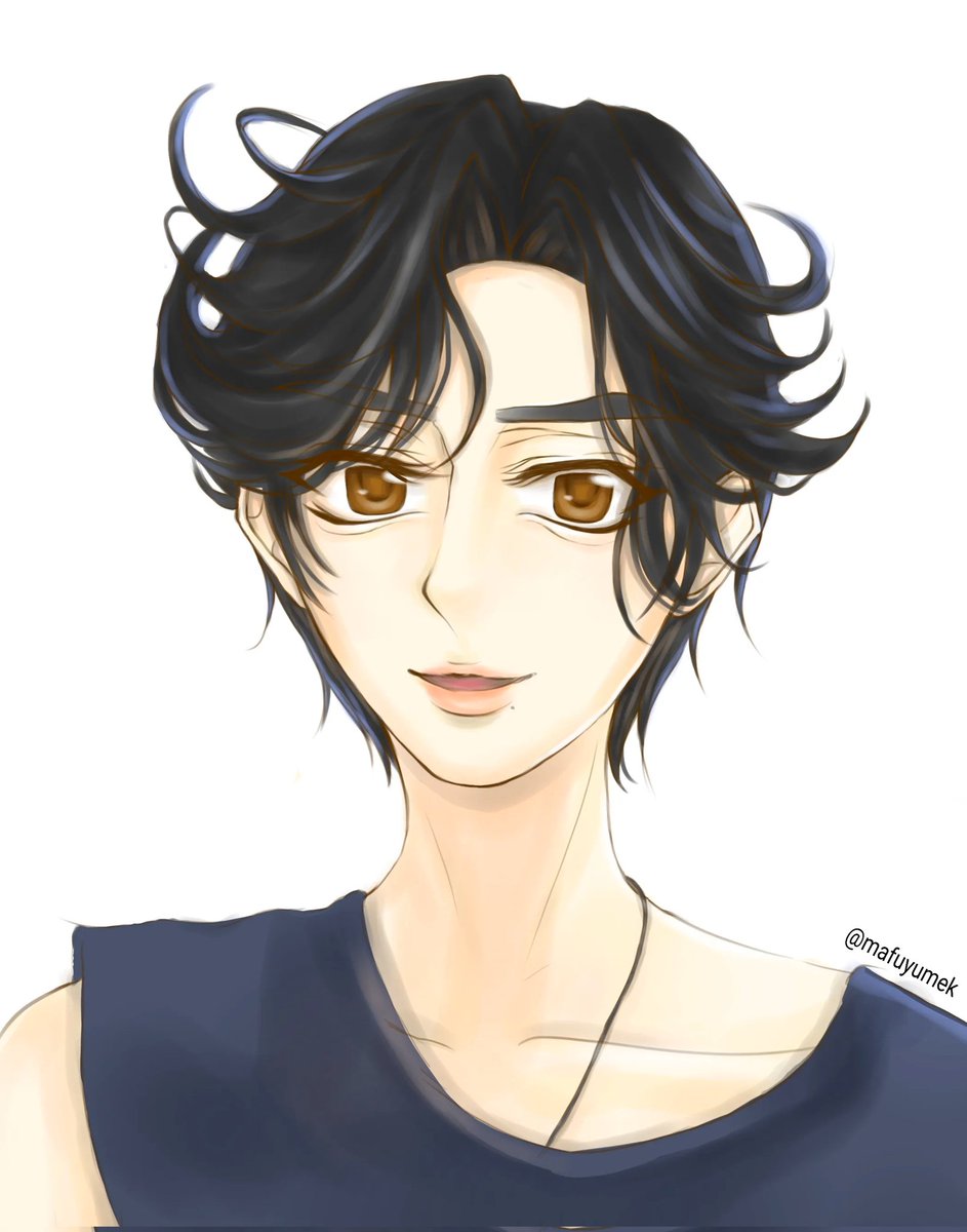 mafuyumek's tweet photo. doodles 🐰's new hair 

#XiaoZhan https://t.co/BxsjwKc9BU