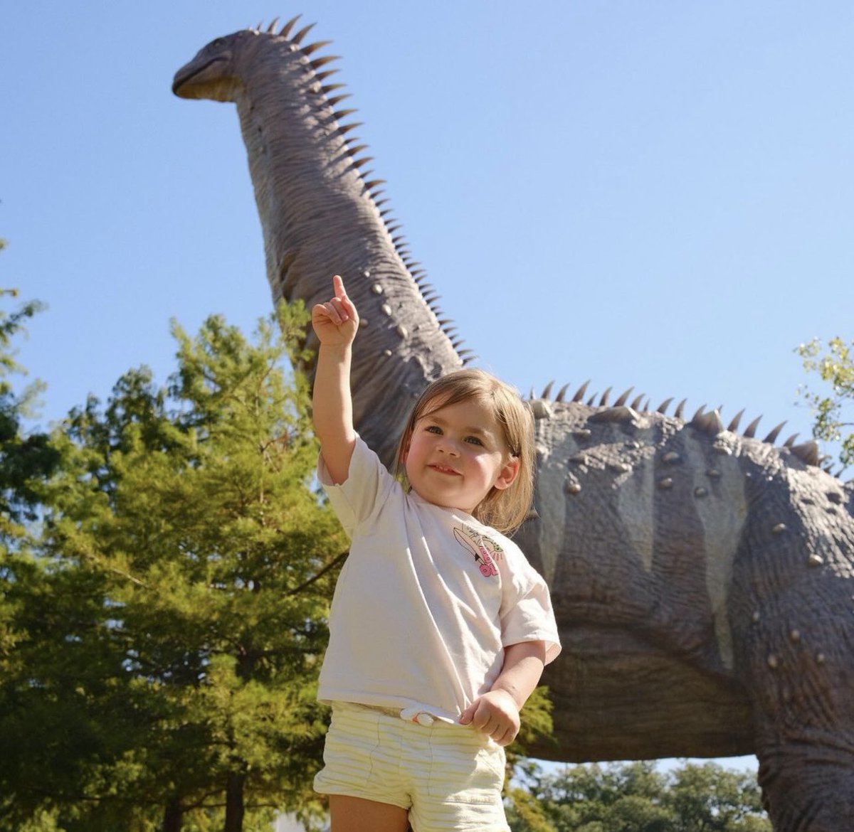 StateFairOfTX's tweet image. Having a RAWR-some time at the State Fair of Texas! 🦖This #PictureoftheDay is sponsored by our good friends at @Lucchese1883! #POD

📸: @joshseff (on Instagram)