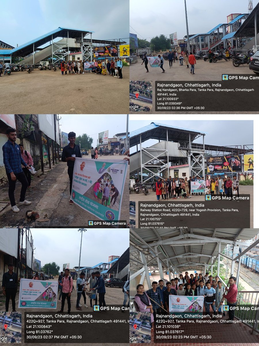 nssdmvrjn's tweet photo. रा.से.यो.इकाई @nssdmvrjn दिग्विजय महाविद्यालय द्वारा  #स्वच्छता_ही_सेवा अभि.के अन्तर्गत जिला @RajnandgaonDist रेलवे स्टेशन, यात्री प्रतीक्षालय में साफ सफाई कर #स्वच्छता_जागरुकता का संदेश दिया गया। 
#स्वच्छ_भारत_मिशन #NSS
#स्वच्छता_पखवाड़ा 
@_NSSIndia @NSSRDBhopal https://t.co/I0BeuvCyH5
