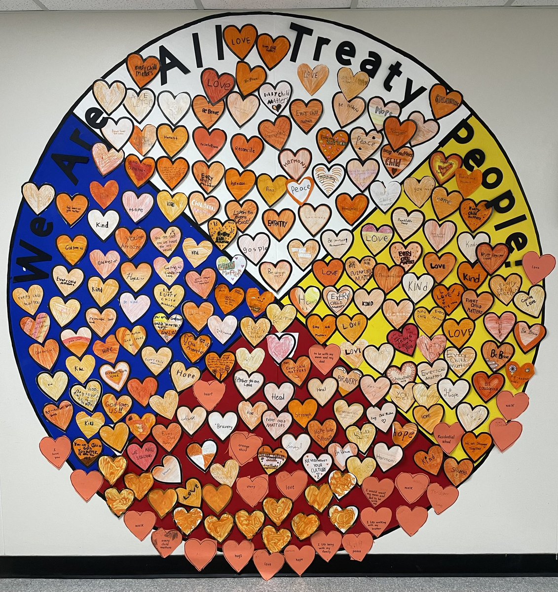 I’m proud of the important discussions the Grade 3/4s and all the Bishop Klein students had this week about Truth and Reconciliation and the importance of Orange Shirt Day. #EveryChildMatters