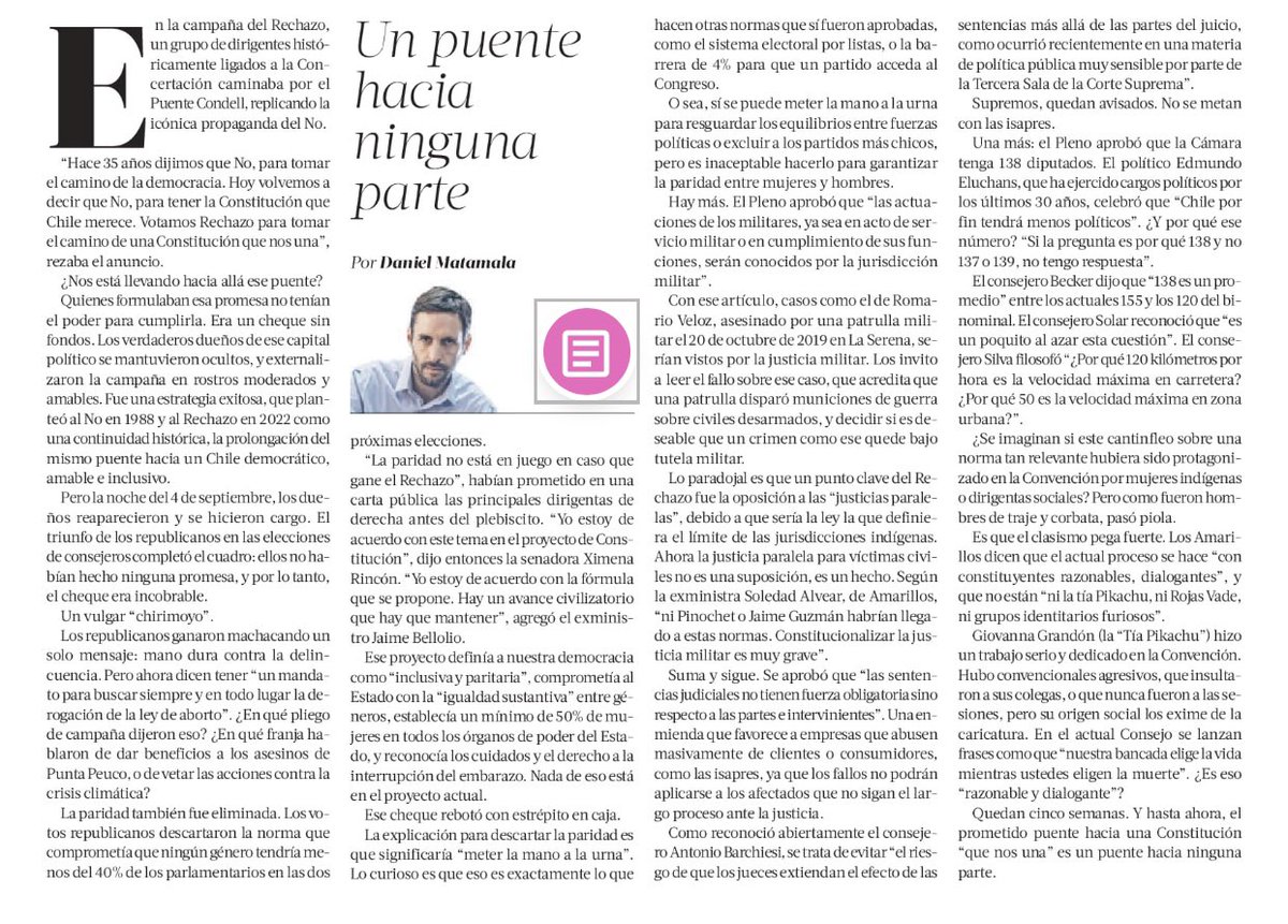 Daniel Matamala tweet media