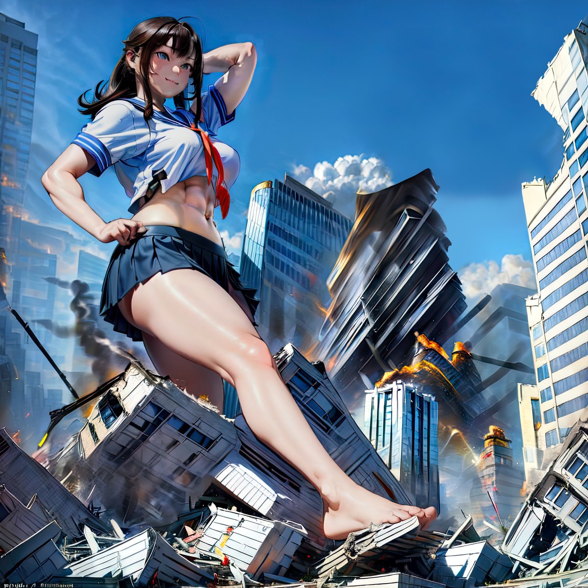 collectgts's tweet photo. #StableDiffusion #giantess #sizetwitter #巨大娘 #サイズフェチ
#AI美少女
#schoolgirl #jk #jk少女
#musclegirl #fitnessgirl #musclegiantess
#AIイラスト #anime #animegirl https://t.co/bsUu2izmYF