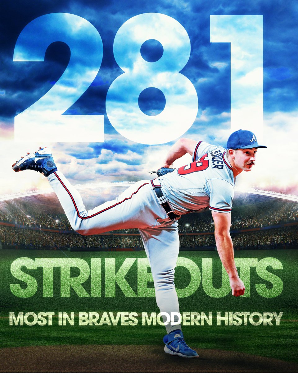 Spencer Strider is the latest @Braves player to enter the franchise record books! 🔥