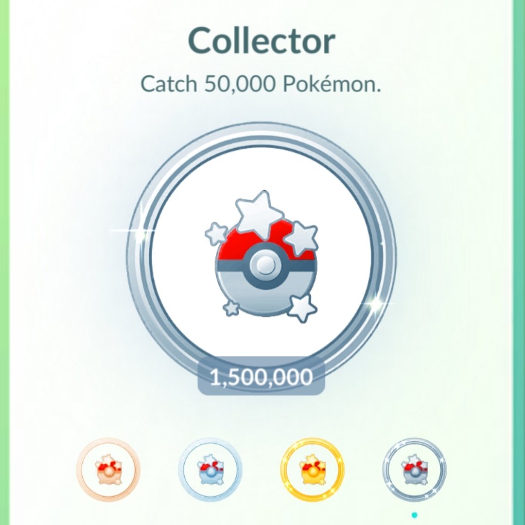 ✅ Finally 1.500.000 catches🥳🥳 

Next goal 2bil xp before 2024🙏 

#PokemonGO