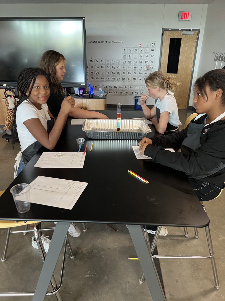 walker_leisd's tweet photo. π Mrs. Young's 6th-grade science class delved into the wonders of relative density! Check out these captivating density columns in action. π #ScienceExplorations #6thGradeAdventures #WeRWalker @leisd @LEISDScience1 https://t.co/EX5lWu3d4f