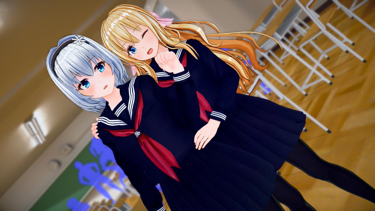 学校でゆりゆり
#COM3D2
