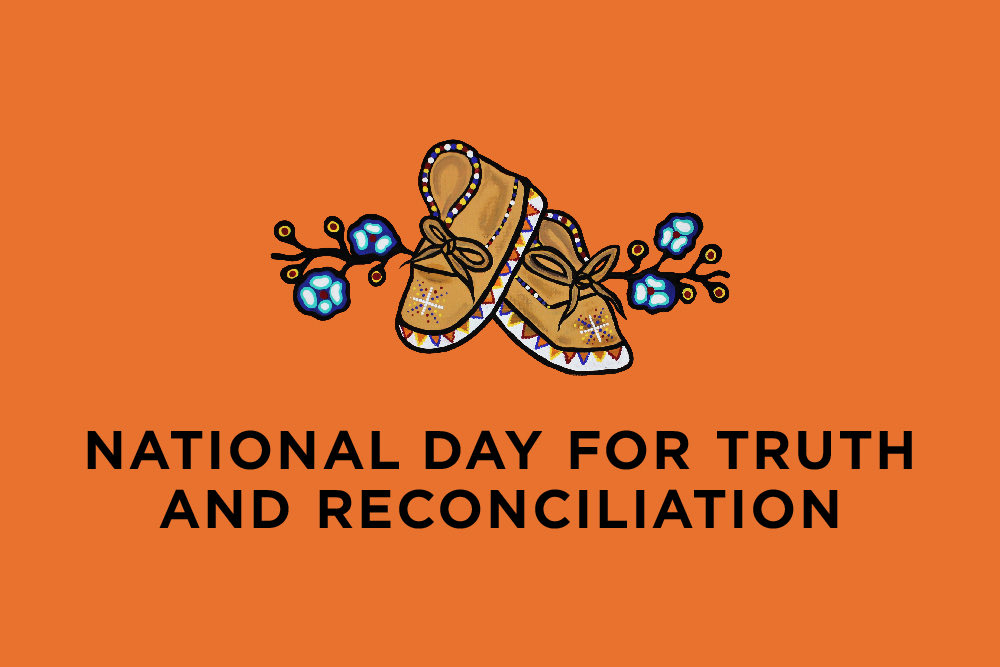 braindrum's tweet photo. #TruthAndReconcillation…is everyday 🧡

So much to listen, learn, feel, reflect &amp; do…we will ultimately be judged by our actions🧡

This image by Cree artist Jaylene Cardinal depicts a pair of children’s moccasins set between woodland forget-me-not flowers🧡 https://t.co/nYGcTBDNUi