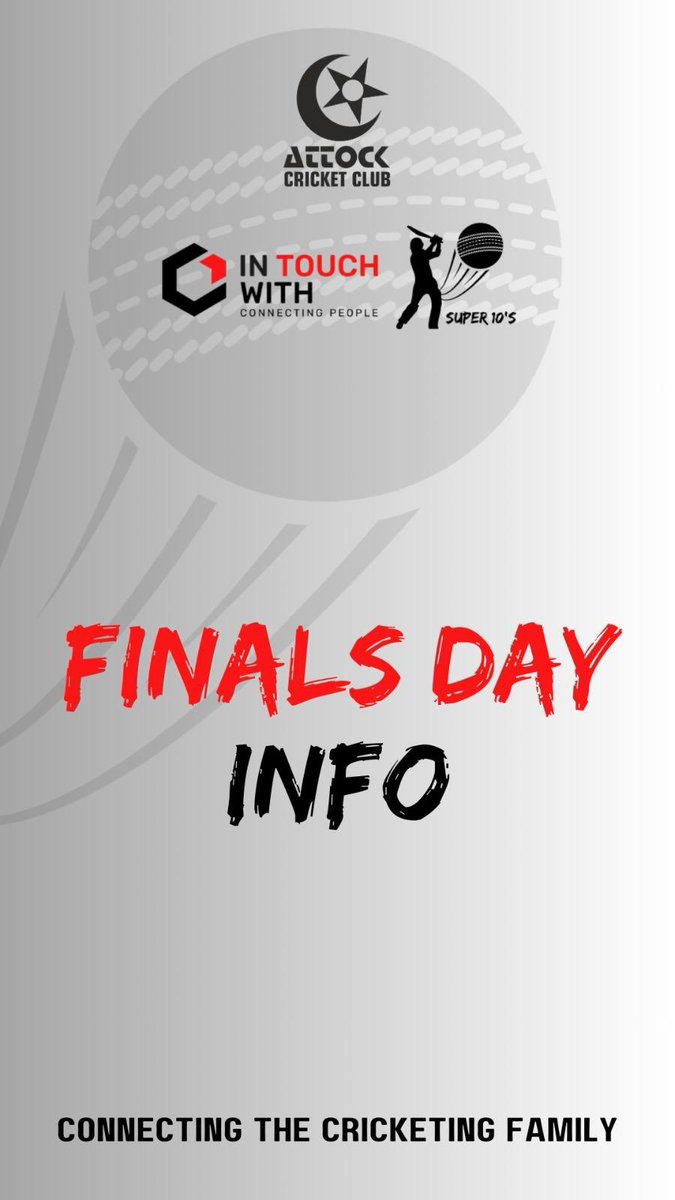itwfamily's tweet photo. And its finals day:
#InTouchWith headline sponsor, Attock Super 10’s 2023 with our prestigious membership #FieldOfDreamsClub, taking one of the event partner roles.
#intouchwith @attockcricket
#FODC #ITW #Cricket
#Corporate #Hospitality #Networking
#ThinkINSIDEtheBOX https://t.co/NzN325RURb