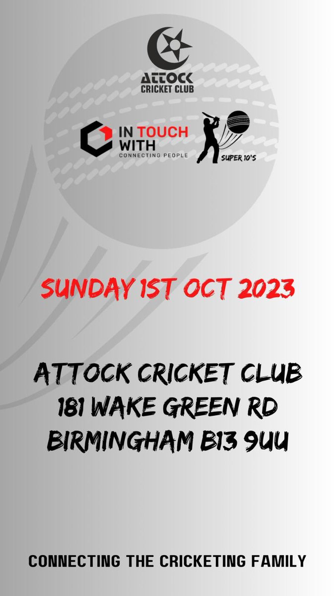itwfamily's tweet photo. And its finals day:
#InTouchWith headline sponsor, Attock Super 10’s 2023 with our prestigious membership #FieldOfDreamsClub, taking one of the event partner roles.
#intouchwith @attockcricket
#FODC #ITW #Cricket
#Corporate #Hospitality #Networking
#ThinkINSIDEtheBOX https://t.co/NzN325RURb