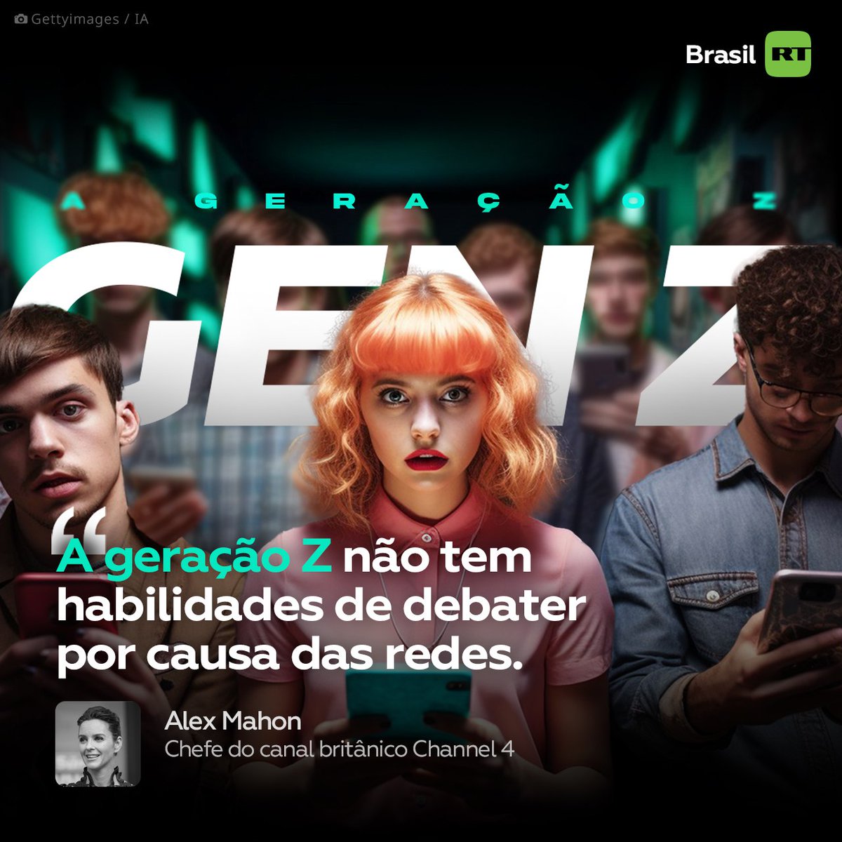 Ela é CEO de um canal de TV. Os meios de comunicação tradicionais estão desesperados pq a internet reduz seu monopólio da informação e do debate público. A rede social é imensamente mais benéfica do que assistir a Globo, a CNN ou o Channel 4 como um zumbi, que é o que eles querem