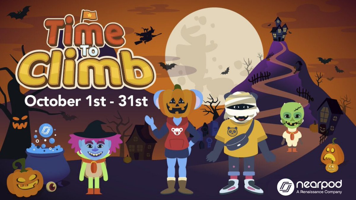 🦇🎃 Start off October with SPOOK-tacular learning 🦇🎃

🏔️ Halloween-themed Time to Climb returns TOMORROW!

🧙‍♀️ Retweet if you're excited for this wicked experience 🧙‍♂️ bit.ly/33eIu2Y