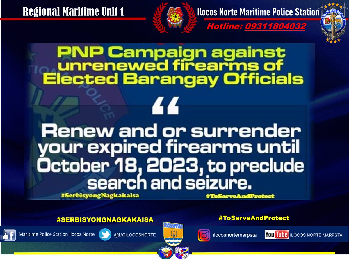 MGILOCOSNORTE's tweet photo. #SerbisyongNagkakaisa
#ToServeandProtect https://t.co/d7YvqyCU6h