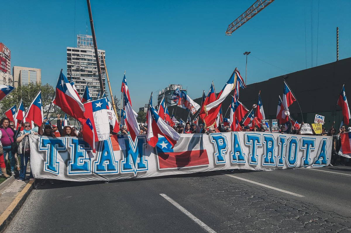 Equipo_Patriota's tweet photo. Próximo Sábado 7 de Octubre todos los Patriotas a La Moneda, sin acarreo y sin buses pagados. 
#BoricDictador @Girealaderecha https://t.co/ijR8hGsZjc