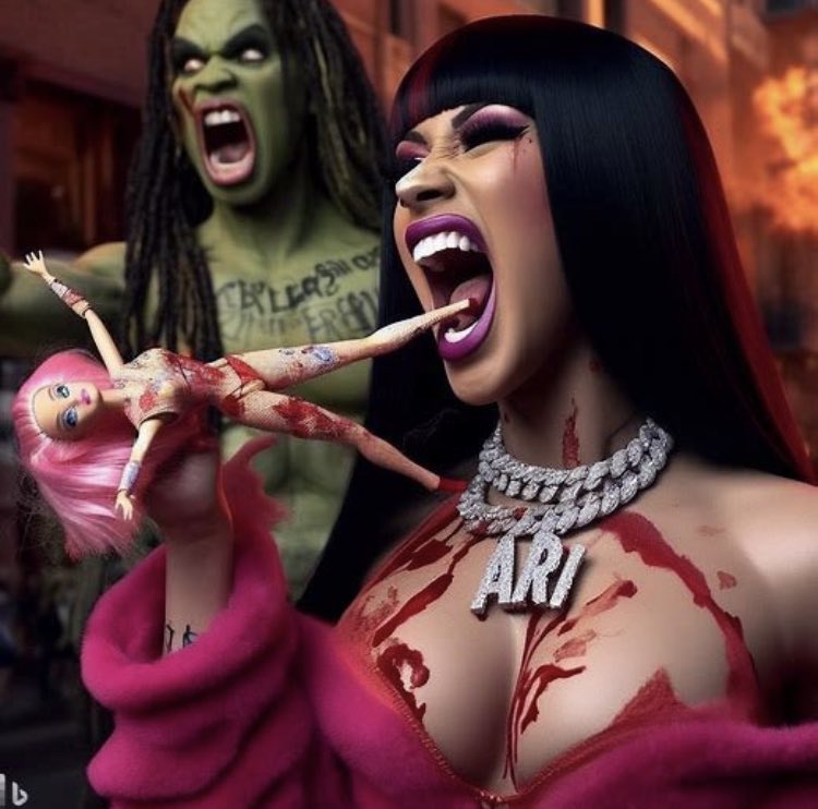 kaayimtired's tweet photo. Cardi b for her new single "Bardis over barbies" releasing october 13th! https://t.co/A1WgvkUzCl