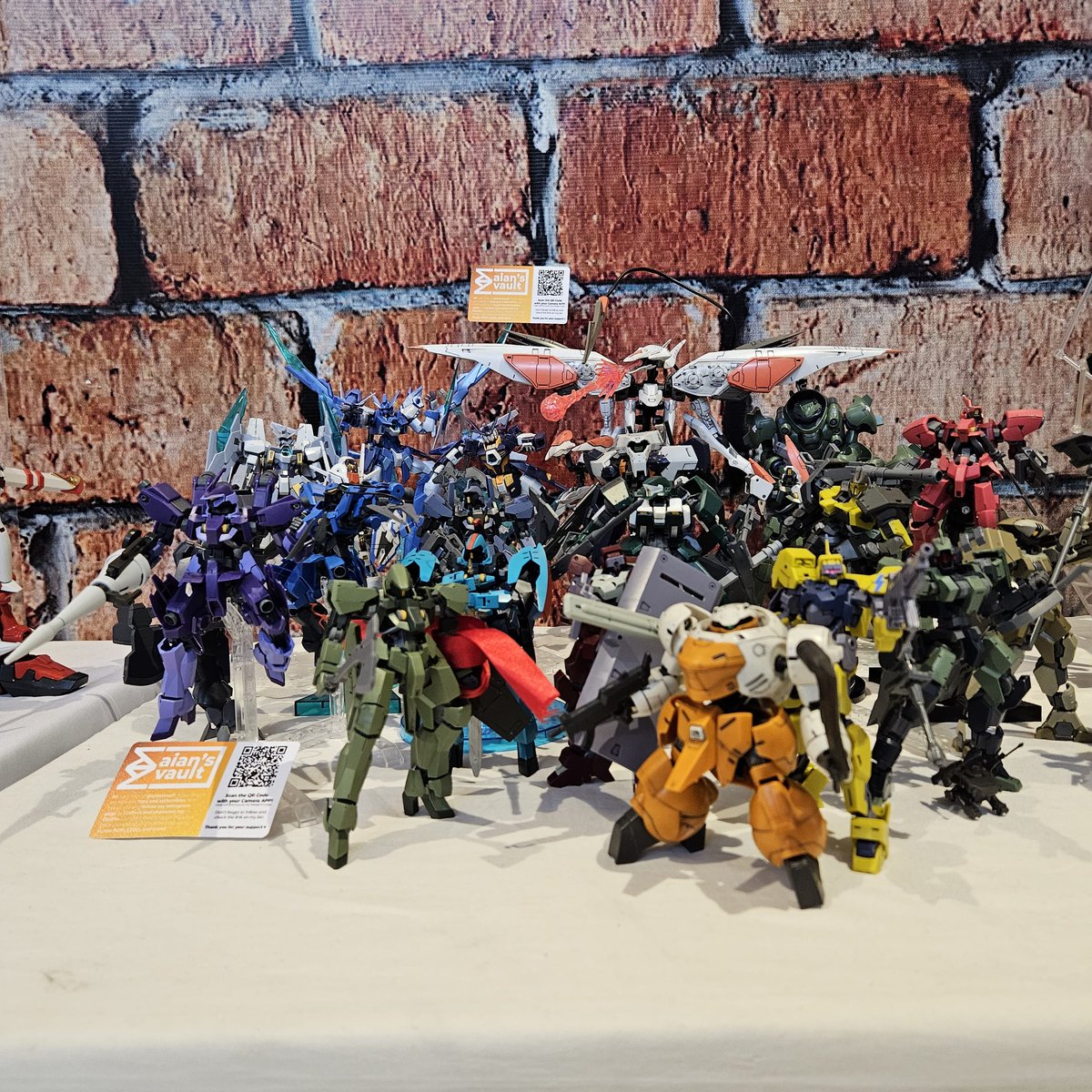 AiansVault's tweet photo. Some of my collection on display at Bulacan Tech Expo happening until now! October 1, 2023 at Vista Mall Malolos Bulacan!!!

See you!

#aiansvault #gunpla #ibo #ironbloodedorphans #Graze #rodi #shiden #age11magnum #hashmal #exodia #doctorstrange #SorcererSupreme #btx https://t.co/UwLyT2hcYQ