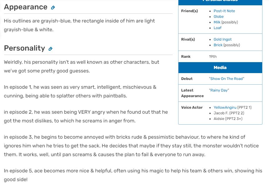 aceppt2's tweet photo. IM SORRY BUT ACES WIKI IS SO BADLY DONE I NEED TO CLAW MY HAIR OUT https://t.co/gm5ylNVlWY