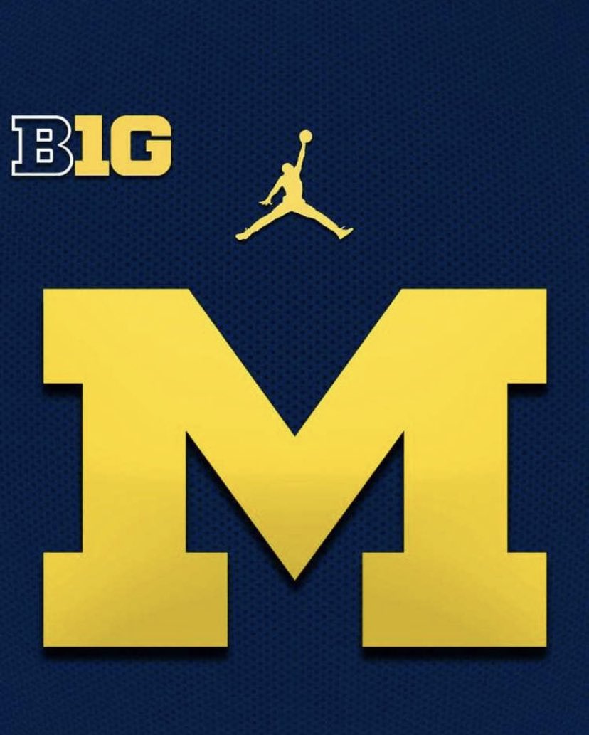 Blessed to receive an offer from the University of Michigan! All glory to God✝️! @TrainingMvm @Highland_Hoops @TeamLoadedBBall