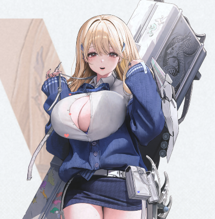 図鑑で確認しましたが、タッチすると服に抑えつけられていたおっぱいがさらけ出すので最高でした(^-^) 