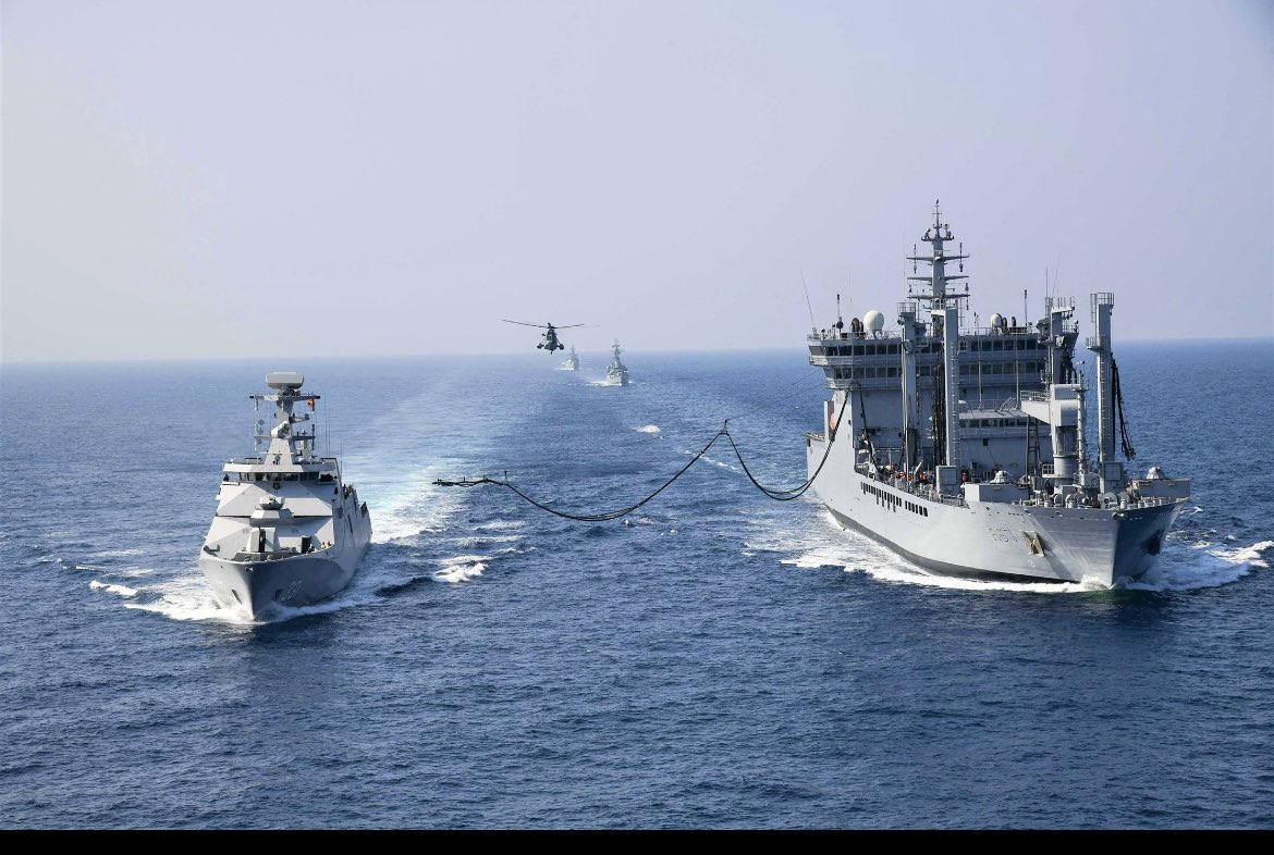 #INSShakti, which translates to ‘Power’ has been ‘Powering the Punch’ of the Eastern Fleet since 01 October 2011, when she was commissioned into the #IndianNavy at Visakhapatnam. (1/3)