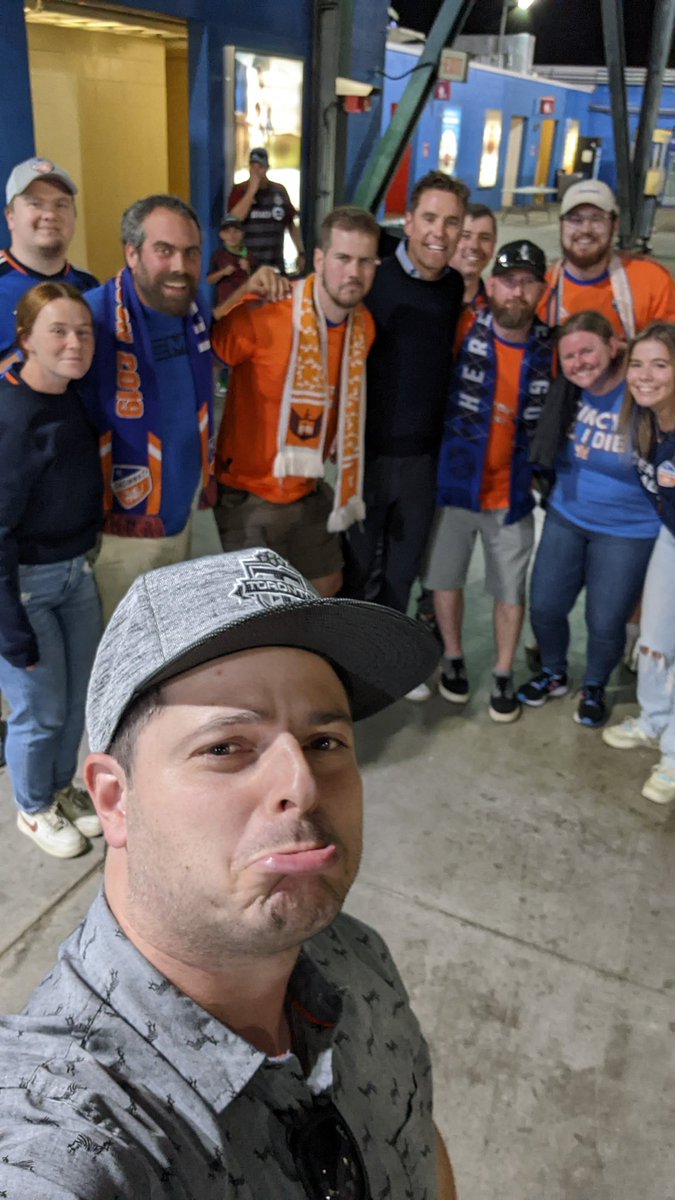 andrejpk's tweet image. Look who the travelling FCC fans found in Toronto! Thank you @ChrisAlbright03 for a great season.. still work to do!
#allforcincy 
#supportersshield