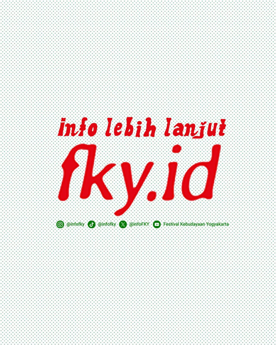 Bingung mau refreshing ke mana?
Langsung aja Lur gaskeun ke #fky2023
Di #fky2023 banyak jajanannya, Lur 🤭

Selain jajanan, di #fky2023 juga banyak acara seru, edukatif, &amp; bermanfaat.
Update jadwal &amp; info selengkapnya di web fky.id
#infoliburan #liburanjogja