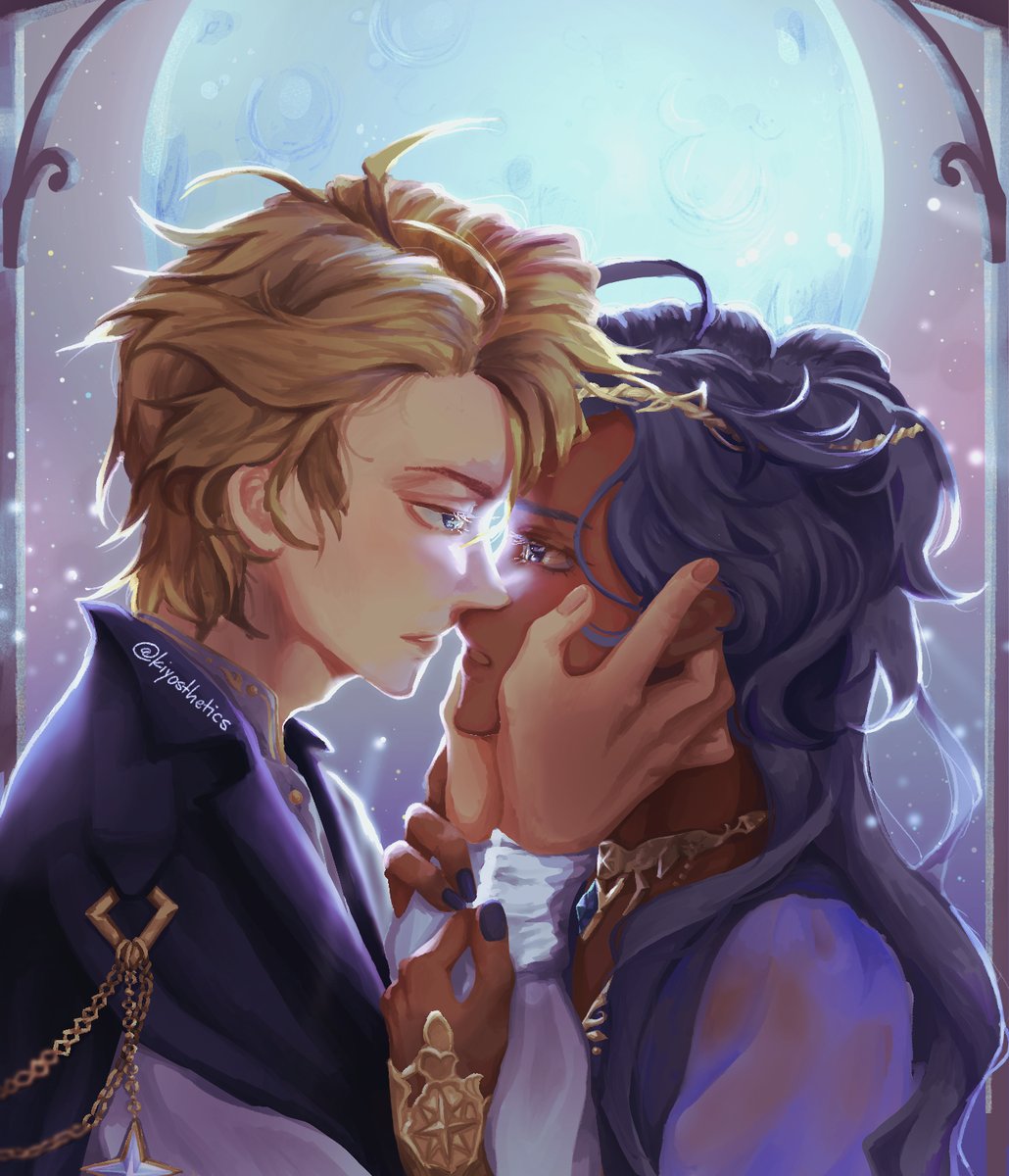 🌌❄️ — 

Here’s my piece for Lux Aeterna: Genshin Rarepair Big Bang <a href="/genshinbigbang/">Genshin Rarepair: Big Bang</a> accompanying <a href="/lusttrack/">quick draw mcgraw</a>’s beautifully written Dainkae fic !! 

#grpbb23 #grpbb2023 #dainkae #genshin