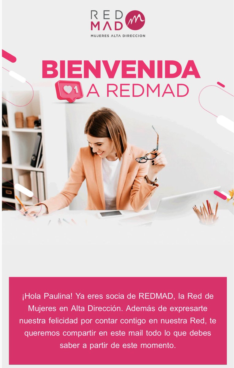PaulinaAstrozaS's tweet photo. Ya soy oficialmente integrante de ⁦@redmad_chile⁩ ! Gracias por invitación y por aceptarme. Espero ser un aporte 🙌🏼 https://t.co/xJ6YWe0e8J
