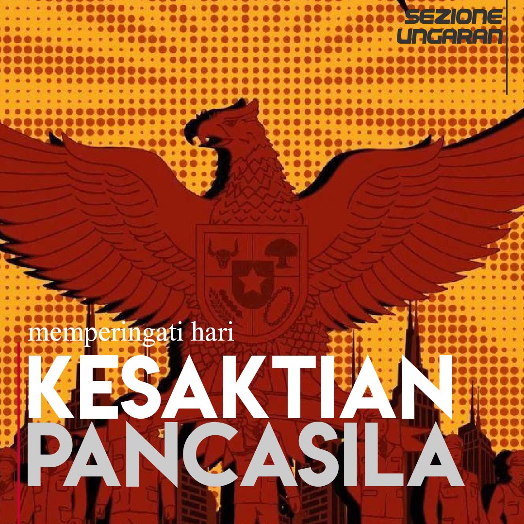 Memperingati Hari
KESAKTIAN PANCASILA
01 Oktober 2023

#kesaktianpancasila #PancasilaPersatukanKita 
#PancasilaSakti