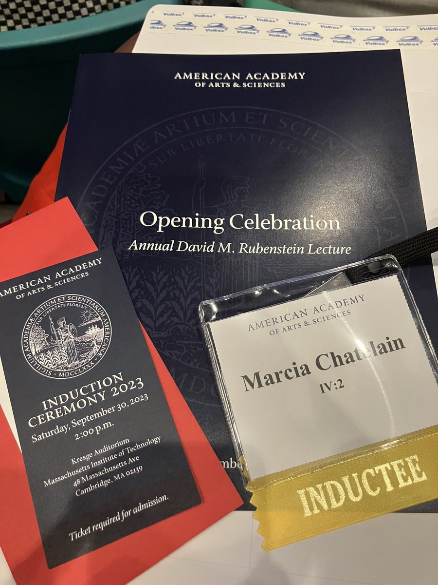 Thank you <a href="/americanacad/">American Academy of Arts & Sciences</a> for a beautiful Induction Weekend.