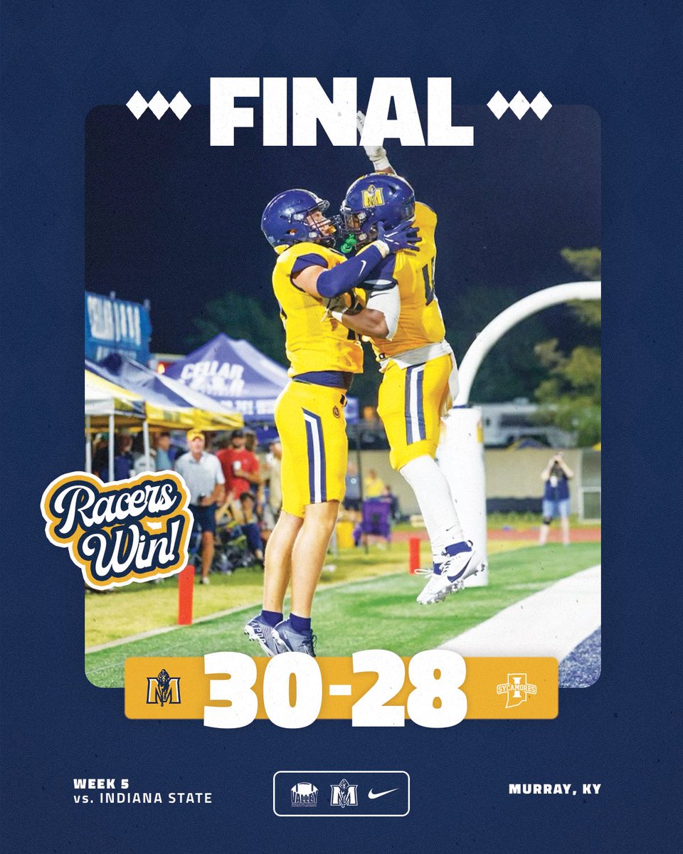 It was always the Racers‼️

Special night in the MKY

#GoRacers🏇