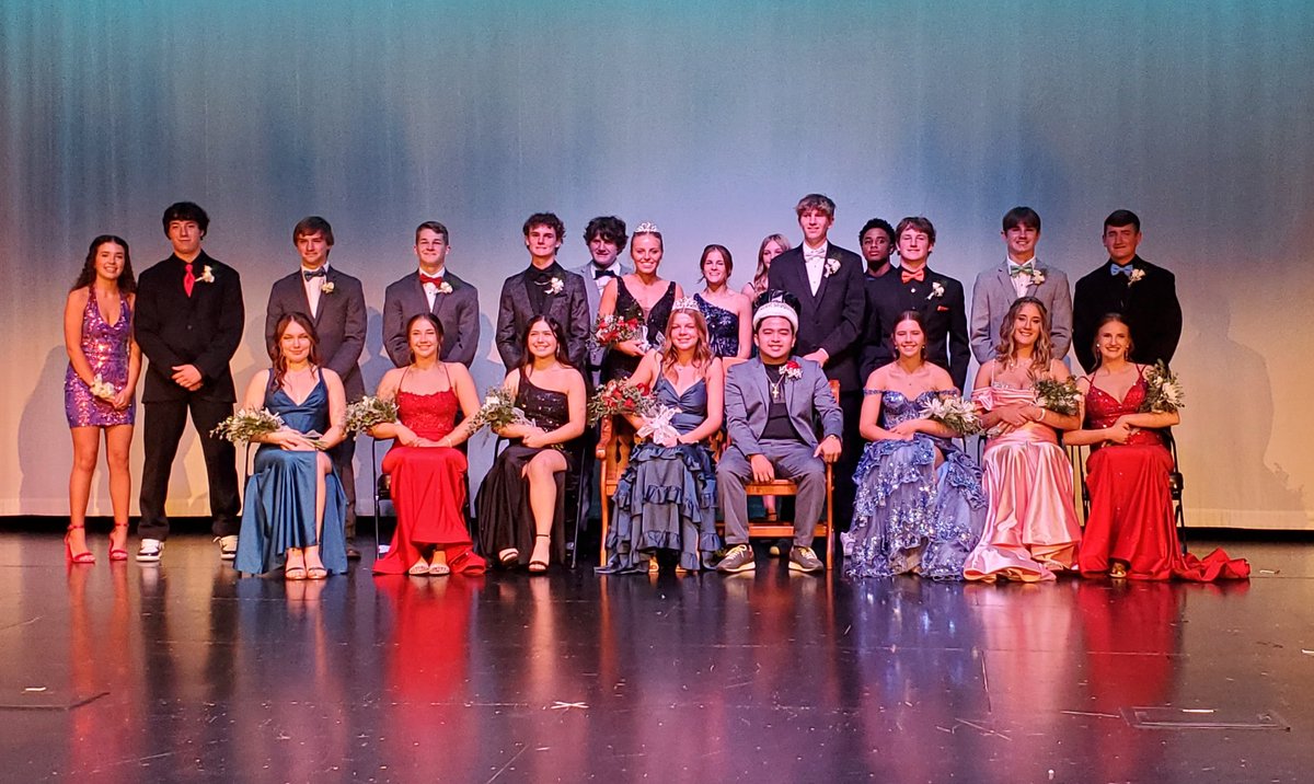 Wesclin Homecoming 2023.  Congratulations to all members of the Homecoming Court!