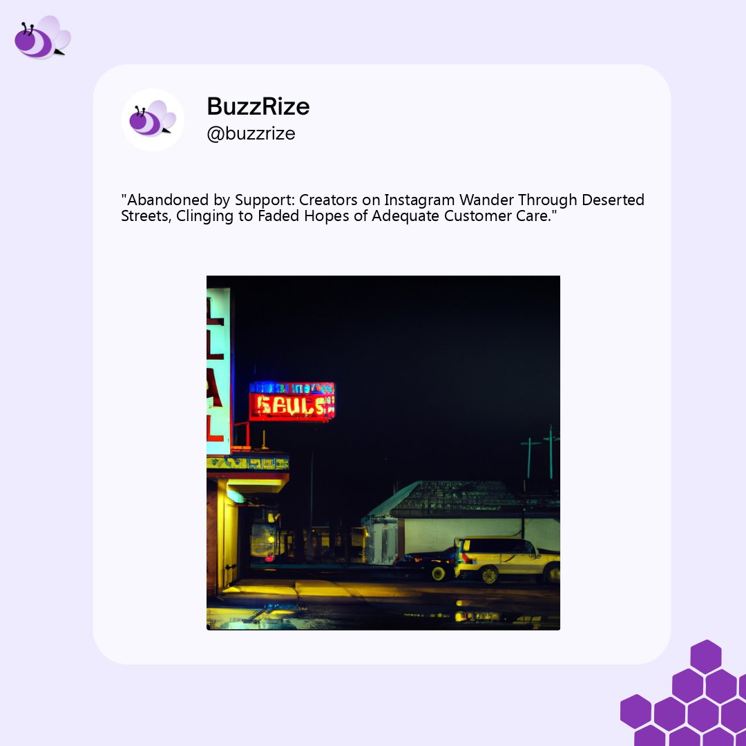 buzzrize's tweet photo. "Wow, the customer support for creators on #Instagram is just mind-blowing! 😒 If you're a creator facing similar issues, drop your favorite creator below! We provide personalized mobile apps for better audience engagement, absolutely free! #RiseWithBuzzRize" https://t.co/mv2BGE4CVK