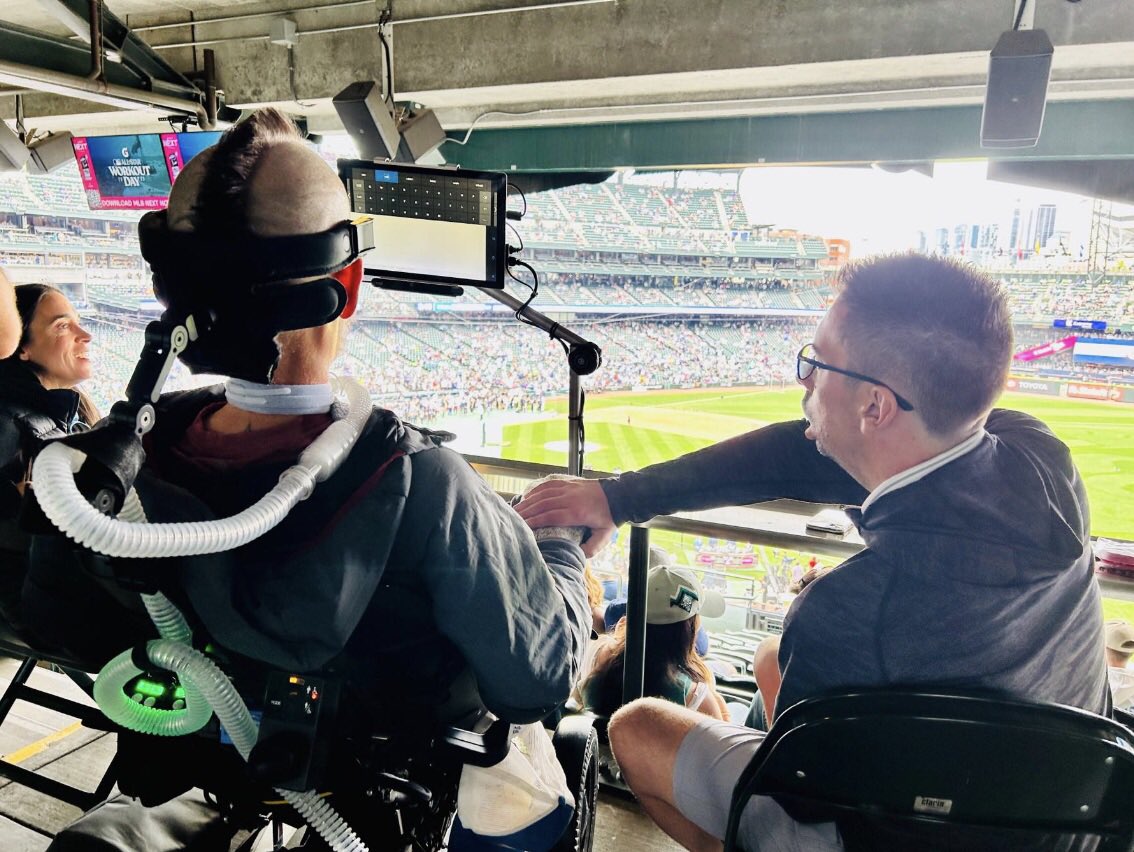 As you know, every 90 minutes someone dies from ALS. Today, one of those was Chris Snow. This one really hurts.
We have a lot of shared loves. Baseball. Pearl Jam. Sons. Daughters. Wives. We talked often.
He was with me in this wonderful Life. Now you're within me brother. LOVE