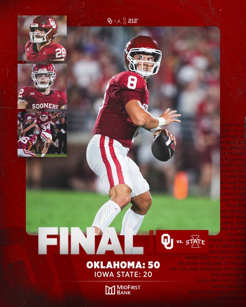 OU_Football's tweet photo. 𝗛𝘂𝗻𝗴 𝗵𝗮𝗹𝗳-𝗮-𝗵𝘂𝗻𝗱𝗿𝗲𝗱 𝗼𝗻 '𝗲𝗺

#OUDNA https://t.co/0wjbrPQy8F