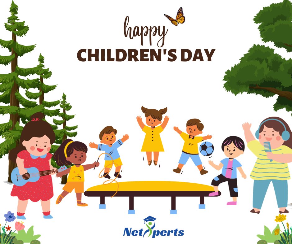 NetXperts_edu's tweet image. Happy Children's Day !
Children’s day is not just a day for children; it’s a occasion for everyone. Let us all recall our fond childhood memories on this day and appreciate how lucky we are.”
#HappyChildrensDay #NetXperts #Education #Teaching