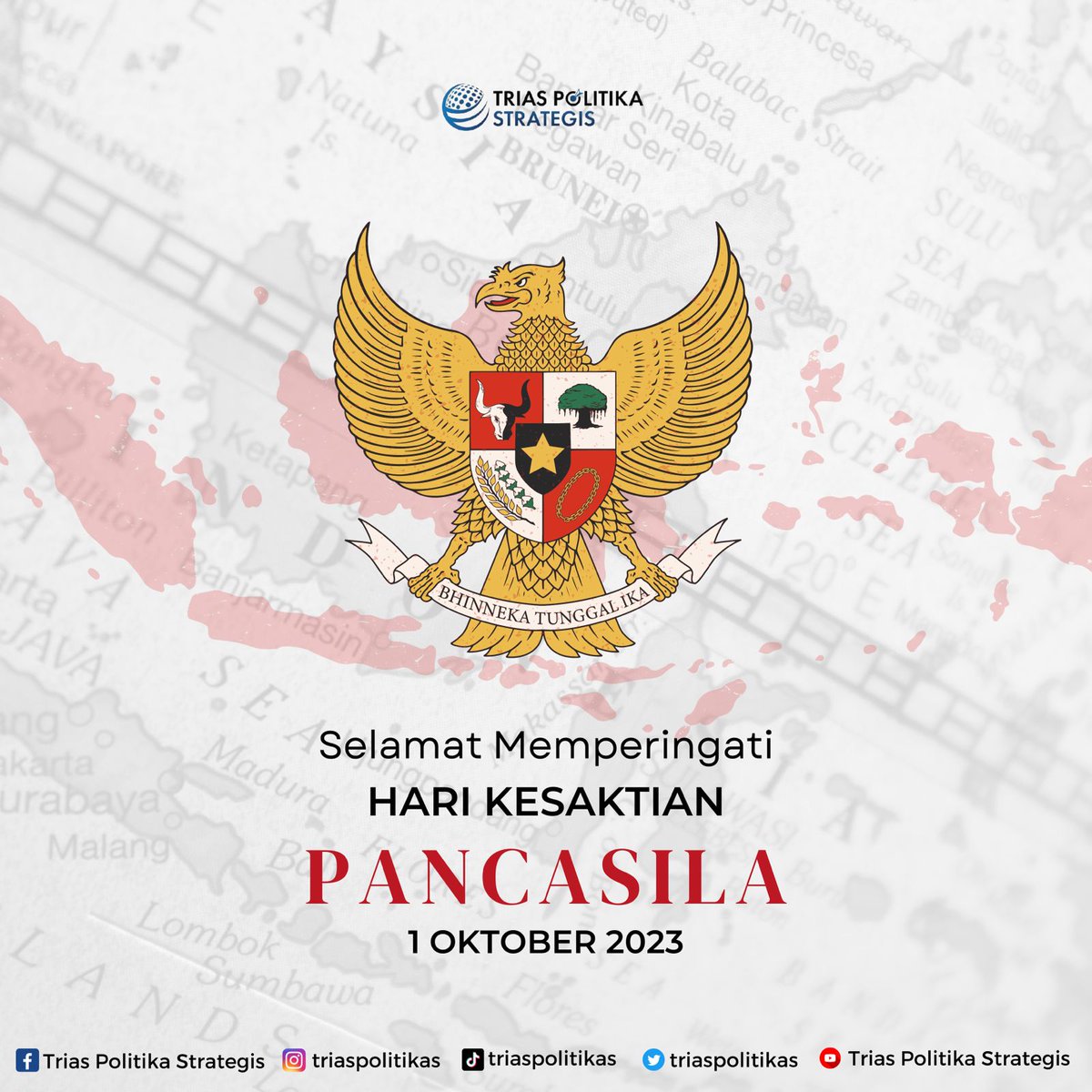 triaspolitikas's tweet photo. Pancasila Sakti, Indonesia Abadi! Semangat mewujudkan Pancasila dalam kehidupan sehari - hari 🇮🇩

#pancasila #pancasilaabadi #pancasilasakti #harikesaktianpancasila #triaspolitikas #triaspolitikastrategis https://t.co/7mWsGsD0uX