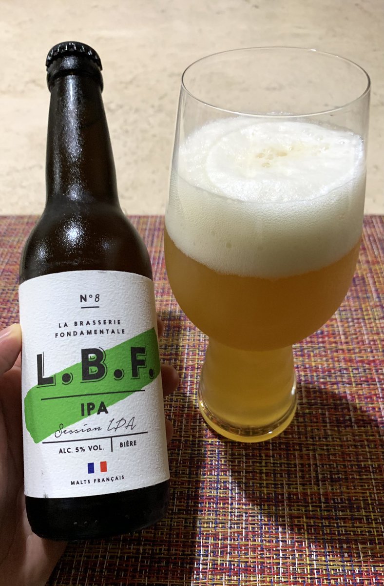 Tasting. 
De  Francia 🇫🇷
LA BRASSERIE FONDAMENTALE 
#IPA #SessionIPA #BeerTime #BeerLover