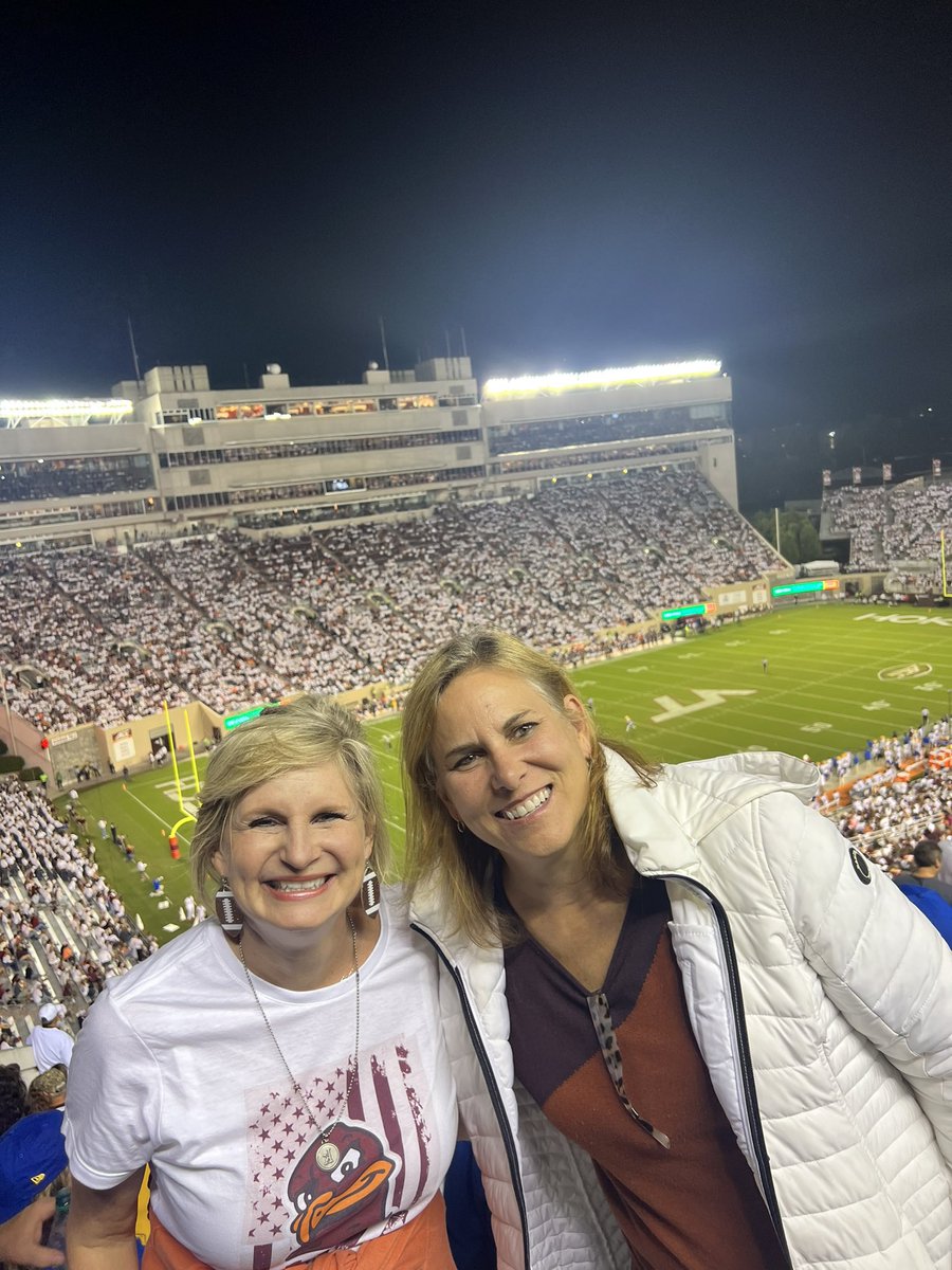 ssliller's tweet photo. @USGSA Two GSA team members meeting at @HokiesFB, are excited that the Hill passed the budget!  The world is a village.  New friend . https://t.co/LVrphP44yG