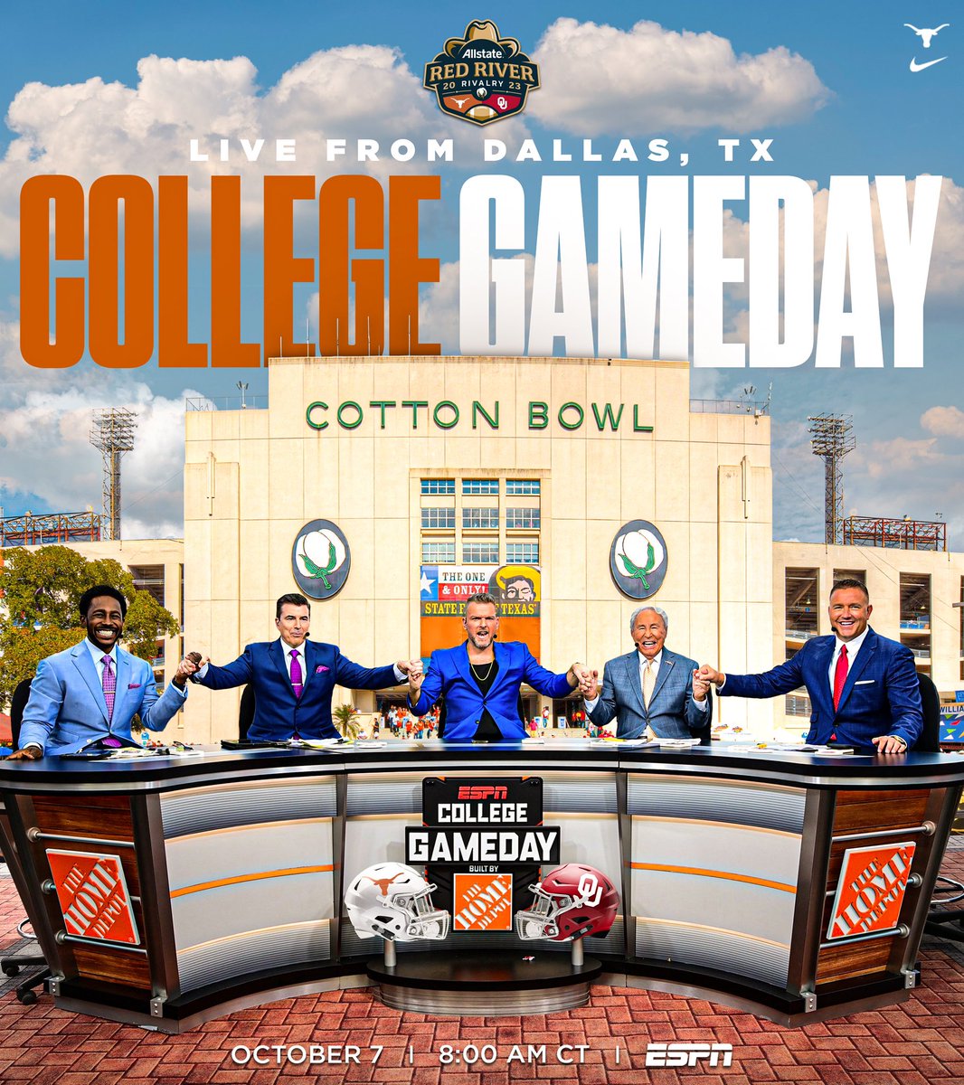 see y’all in Dallas <a href="/CollegeGameDay/">College GameDay</a> 🤘

#HookEm