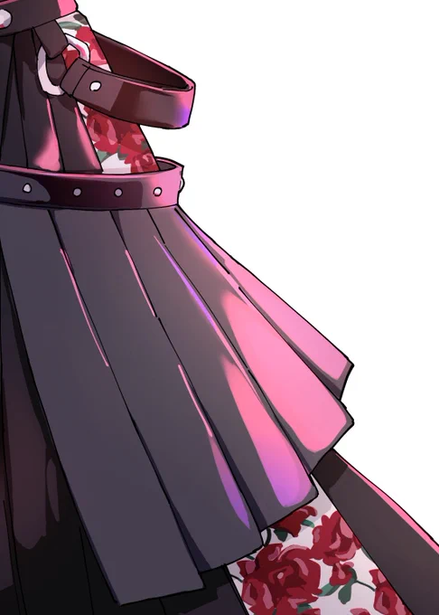 薔薇の模様上手く描けてワロタレイヤー別で作って模様描いてメッシュ変形で貼り付けるの手慣れた絵描きっぽくてかっこいい 