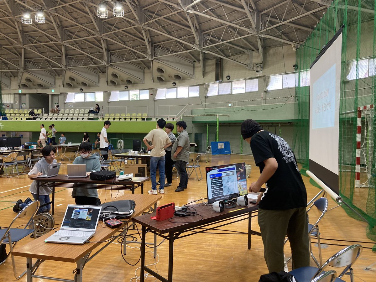 e_kait_switch's tweet photo. 本日はKANAFAN交流会「Sports Festa」にて、KAITeSportsからスマブラを使ったeスポーツブースを出展しております! https://t.co/RRCdT6v69Y