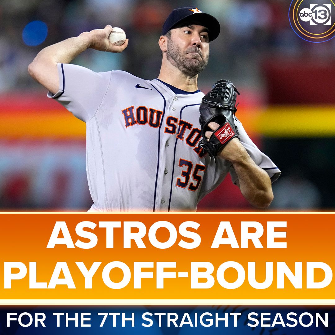 They're in! Astros clinch coveted playoff spot for the 7th straight season after beating the Arizona Diamondbacks 1-0 on Saturday. Tap the link for more. abc13.co/46cVd49
#HoustonAstros #Baseball