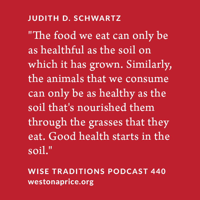 WestonAPrice's tweet photo. What if cows are not to blame for the 'climate crisis' as we’ve been told? What if they actually help save the planet? Judith D. Schwartz, journalist and author of "Cows Save the Planet" explains the role cattle play in soil and planetary health on our latest Wise Traditions podcast. Judith explores whether we will help our health or the earth if we eat less meat ... and whether the elimination of cows with their demonized farts and burps will help either?! What do you anticipate her answer will be?!

As a note of clarification about our own position, not all meat is created equally, of course, and we recommend 100% pasture–raised meat for our health and that of the planet!

Click on https://t.co/QNYtAoPWgx to listen to the podcast or read the transcription of Wise Traditions Podcast 440 "Cows Save The Planet!"