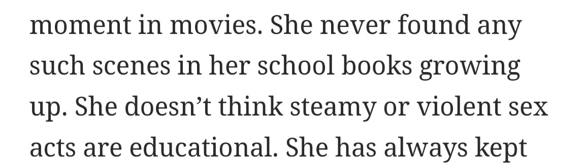 Oh, the main person banning books has hated books...forever? Only started reading out of spite? Yes, this is the person who should be making those decisions and claims - clearly they are well versed 🙃

Keep reading, folks. This is why literacy is important 📖