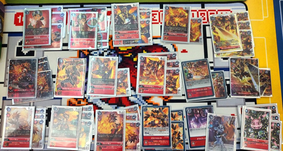 jikyo1007's tweet image. [9月26日]
デジモンカードゲーム大会の結果
参加者10名
優勝 デュフトモン
準優勝 レッドハイブリッド
お疲れ様でした。

#デジモンカードゲーム #digmon #デジカ #ボードゲームカフェミニビル #デュフトモン
#赤いハイブリッド