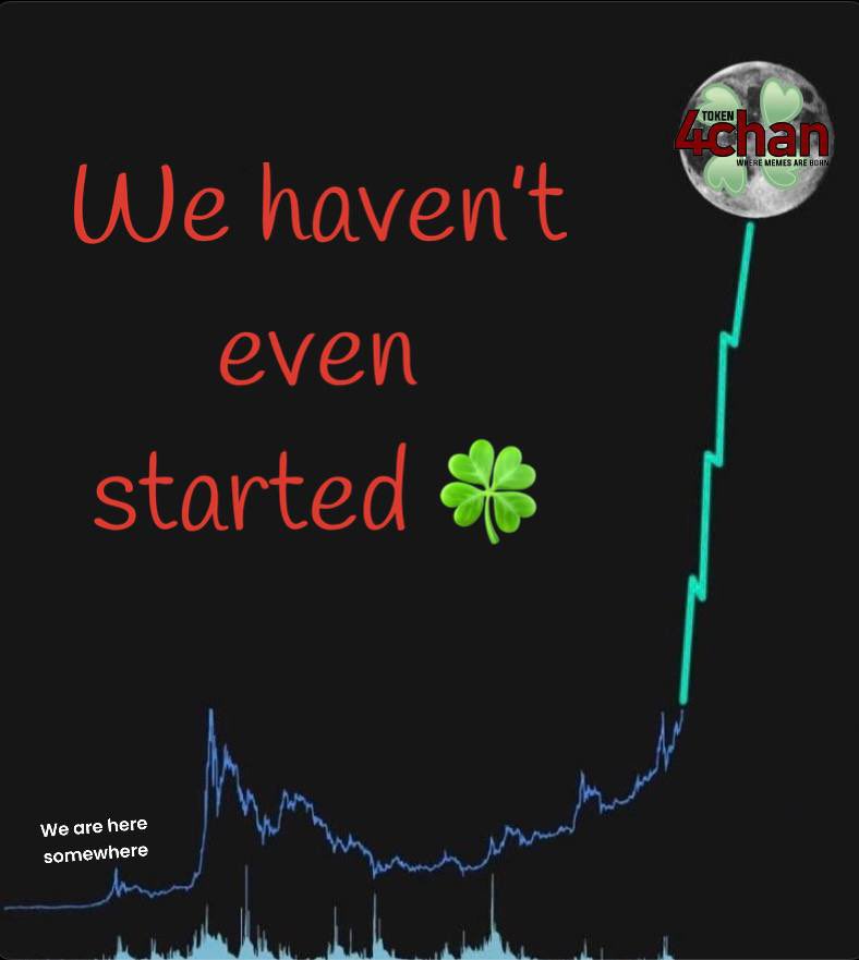 4chanoneth's tweet photo. WE HAVEN’T EVEN STARTED 🍀

CHART: https://t.co/arJJBMGufZ

TELEGRAM: https://t.co/pTbovB3BuO https://t.co/exUJM4X7K6